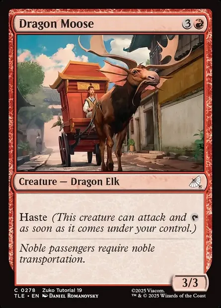 Dragon Moose, Magic card TLE 278 — Avatar: The Last Airbender Eternal set