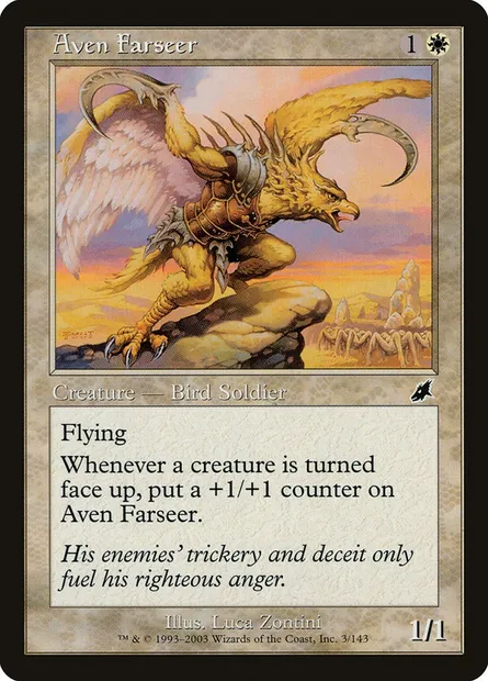 Clairvoyant avemain, carte Magic SCG 3 — extension Fléau