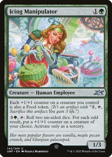 Icing Manipulator, carte Magic UNF 142 — extension Unfinity