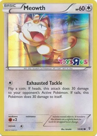 Meowth, Pokémon card RET 053 — Retail Exclusive Promos set