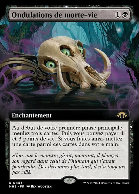 Ondulations de morte-vie, carte Magic MH3 455 — extension Modern Horizons 3
