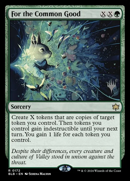 For the Common Good, Magic card PBLB 172p — Bloomburrow Promos set