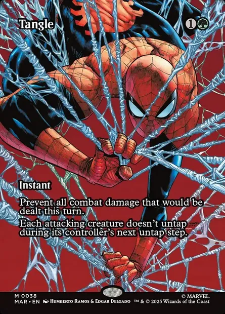 Tangle, Magic card MAR 38 — Marvel Universe set