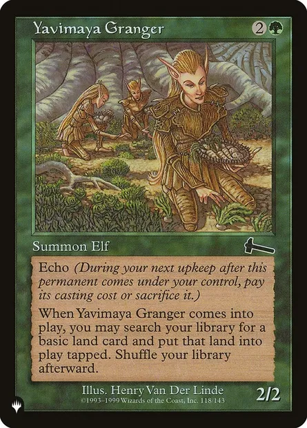 Yavimaya Granger, Magic card PLST ULG-118 — The List set