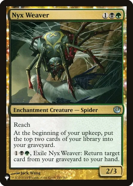 Nyx Weaver, Magic card PLST JOU-153 — The List set
