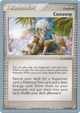 Castaway, Pokémon card WCD08 072-4 — World Championship Decks 2008 set
