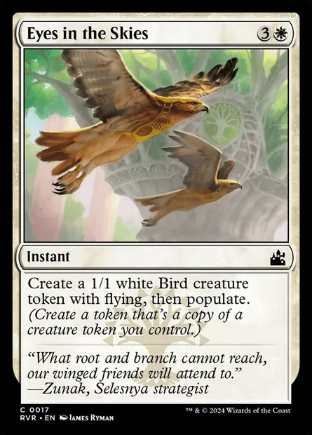 Eyes in the Skies, Magic card RVR 17 — Ravnica Remastered set