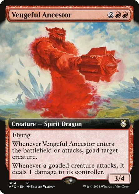 Vengeful Ancestor, Magic card AFC 304 — Forgotten Realms Commander set