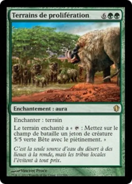 Terrains de prolifération, carte Magic C13 171 — extension Commander 2013
