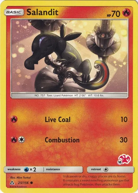 Tritox, carte Pokémon BA20 025c-18 — extension Battle Academy 2020