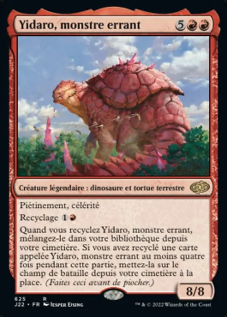 Yidaro, monstre errant, carte Magic J22 625 — extension Jumpstart 2022