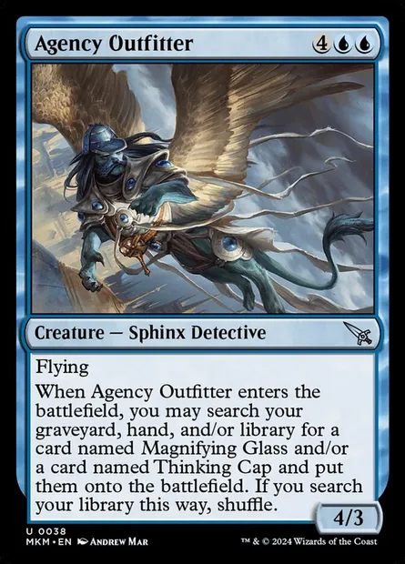 Agency Outfitter, Magic card MKM 38 — Murders at Karlov Manor set