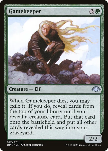 Gamekeeper, Magic card DMR 162 — Dominaria Remastered set