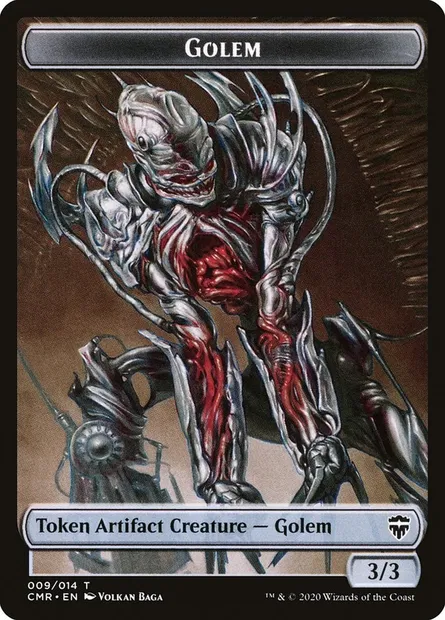 Golem, Magic card TCMR 9 — Commander Legends Tokens set
