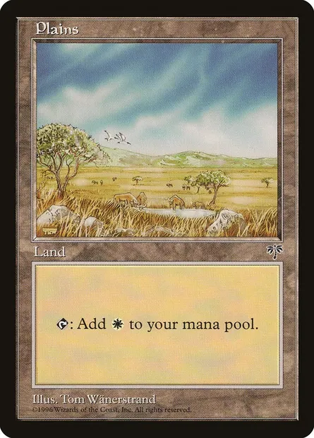 Plains, Magic card MIR 331 — Mirage set