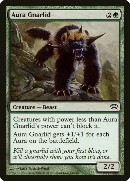 Aura Gnarlid, Magic card PC2 55 — Planechase 2012 set