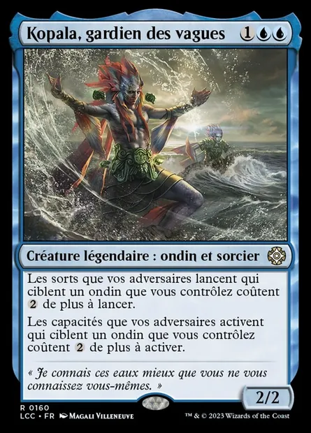 Kopala, gardien des vagues, carte Magic LCC 160 — extension The Lost Caverns of Ixalan Commander
