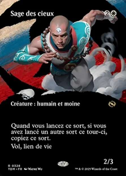 Sage des cieux, carte Magic TDM 328 — extension Tarkir: Dragonstorm