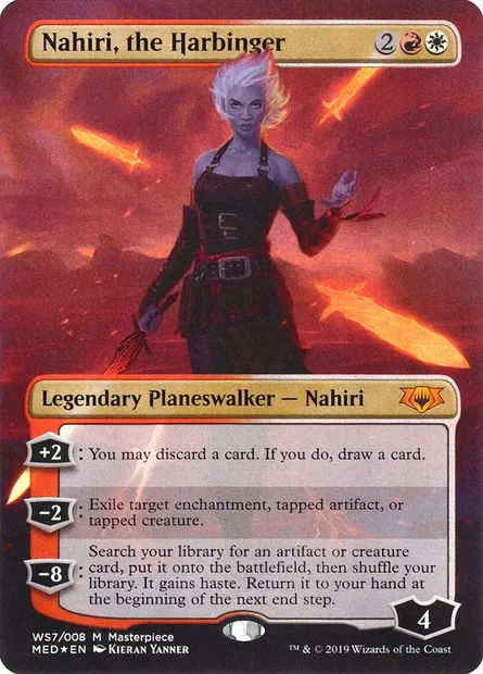 Nahiri, the Harbinger, Magic card MED WS7 — Mythic Edition set