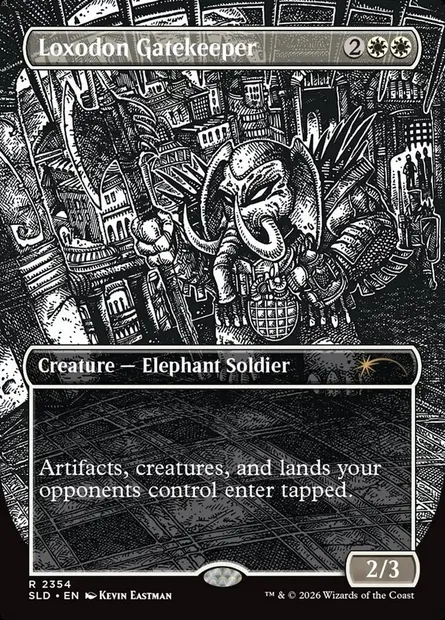 Loxodon Gatekeeper, Magic card SLD 2354 — Secret Lair Drop set