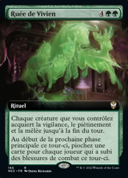 Ruée de Vivien, carte Magic NCC 165 — extension New Capenna Commander