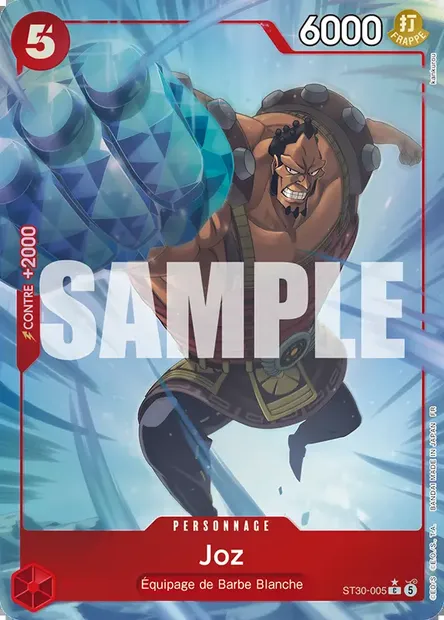Joz, carte One Piece ST30-005 — extension LUFFY ET ACE