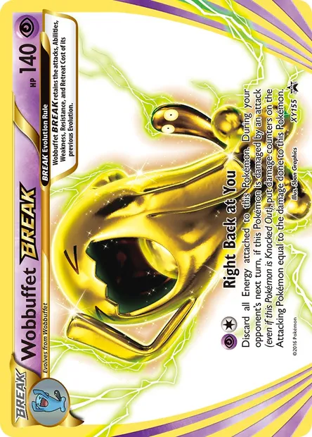 Wobbuffet BREAK, Pokémon card XY 155 — XY Black Star Promos set