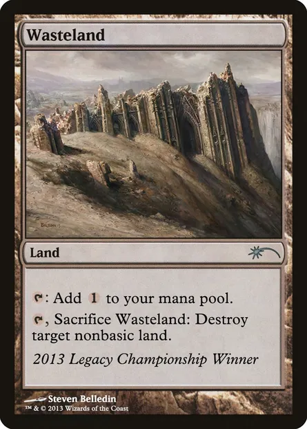 Terres dévastées, carte Magic OLGC 2013 — extension Legacy Championship