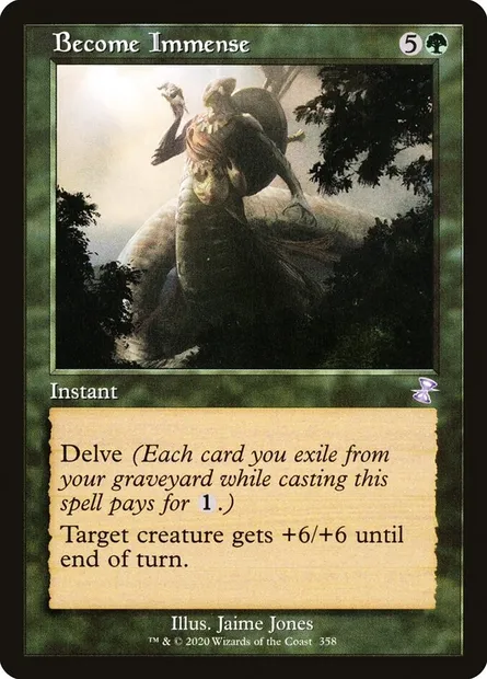 Become Immense, Magic card TSR 358 — Time Spiral Remastered set