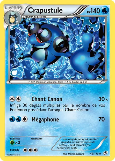 Crapustule, carte Pokémon LTR 42 — extension Legendary Treasures