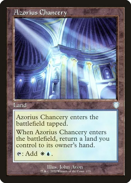 Azorius Chancery, Magic card BRC 175 — The Brothers' War Commander set
