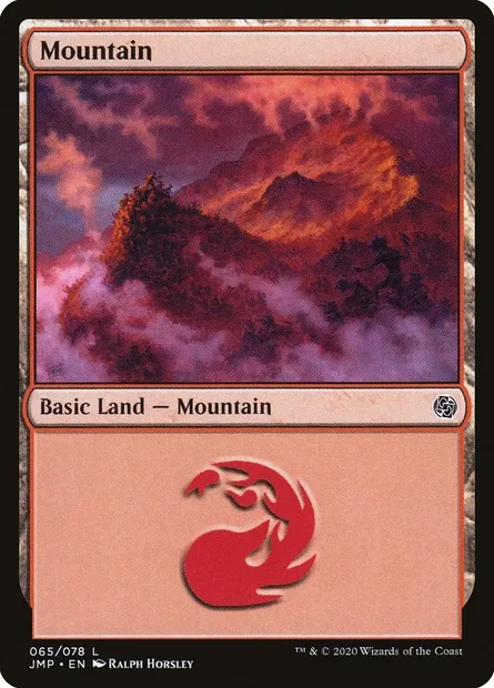 Mountain, Magic card JMP 65 — Jumpstart set