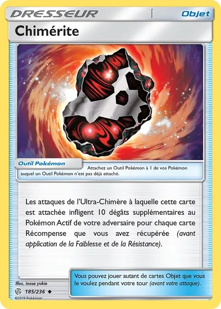 Chimérite, carte Pokémon CEC 185 — extension Éclipse Cosmique