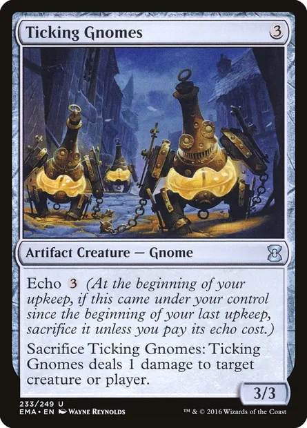 Gnomes tic-tac, carte Magic EMA 233 — extension Eternal Masters