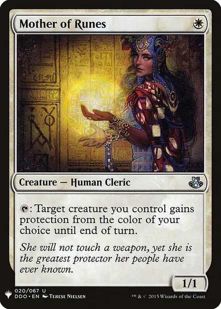 Mère des runes, carte Magic PLST DDO-20 — extension The List