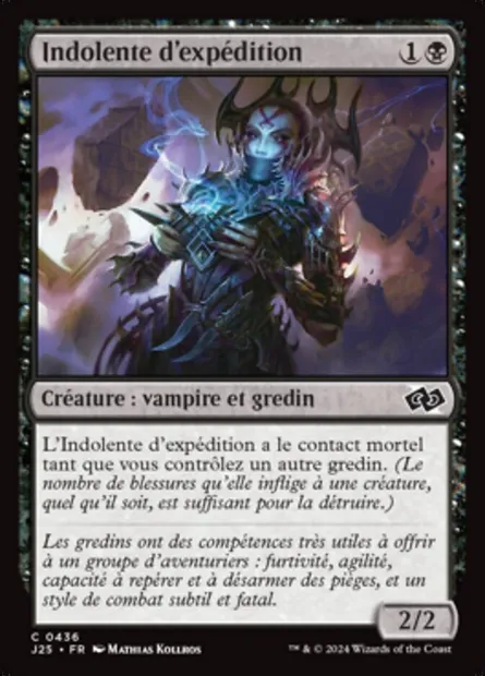 Indolente d'expédition, carte Magic J25 436 — extension Foundations Jumpstart