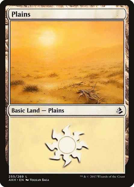 Plains, Magic card AKH 255 — Amonkhet set