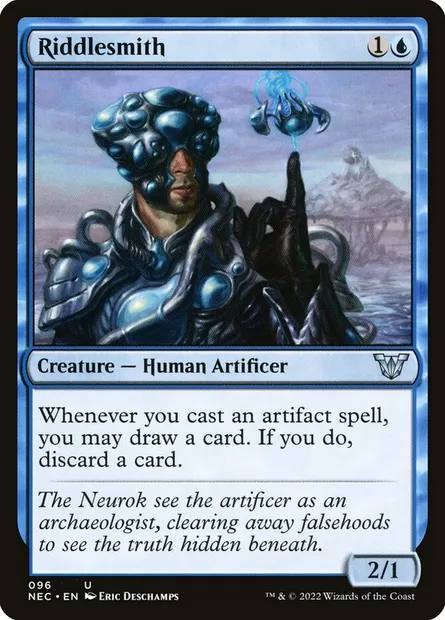 Riddlesmith, Magic card NEC 96 — Neon Dynasty Commander set