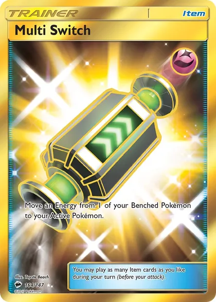 Multi Switch, Pokémon card BUS 164 — Burning Shadows set