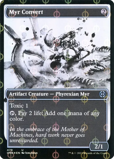 Myr Convert, Magic card ONE 479 — Phyrexia: All Will Be One set
