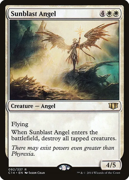 Sunblast Angel, Magic card C14 92 — Commander 2014 set