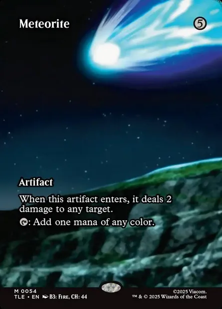Meteorite, Magic card TLE 54 — Avatar: The Last Airbender Eternal set