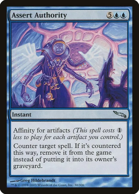 Assert Authority, Magic card MRD 30 — Mirrodin set