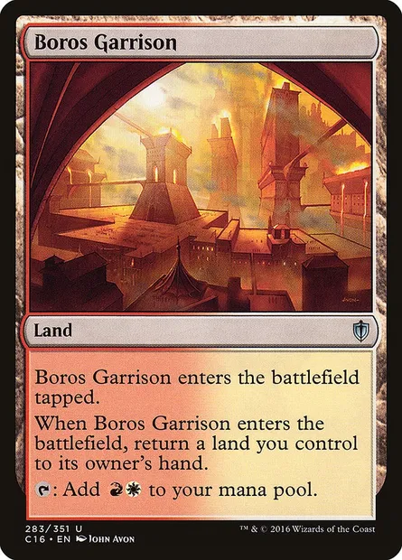 Boros Garrison, Magic card C16 283 — Commander 2016 set