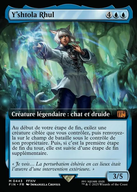 Y'shtola Rhul, carte Magic FIN 443 — extension Final Fantasy