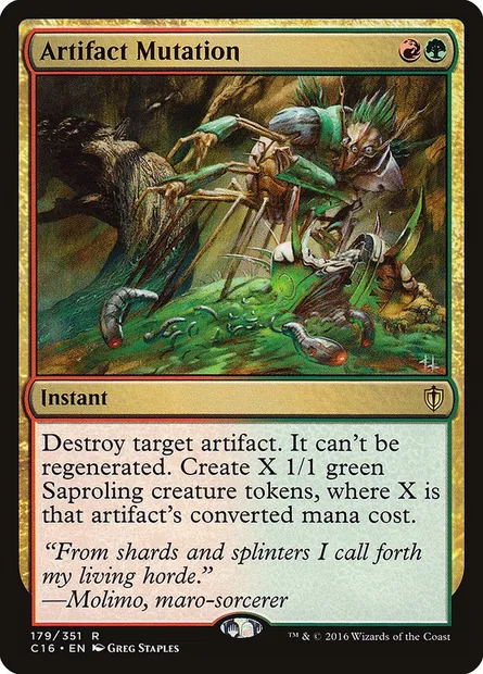 Artifact Mutation, Magic card C16 179 — Commander 2016 set