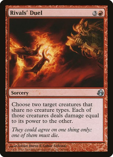 Rivals' Duel, Magic card MOR 99 — Morningtide set