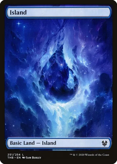 Island, Magic card THB 251 — Theros Beyond Death set
