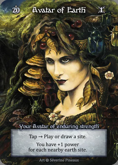 Avatar of Earth, carte Sorcery ALP 002 — extension Alpha