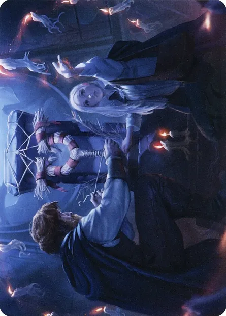 Faithful Mending // Faithful Mending, carte Magic AMID 60 — extension Midnight Hunt Art Series